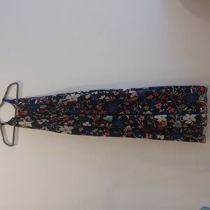 A Pea In The Pod maxi summer dress (2)  black Floral print.